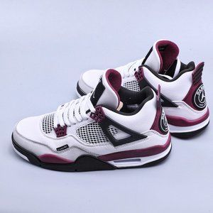 Nike Air Jordan 4 Retro PSG AJ4 Joe 4 Grand Paris full head layer white fuchsia